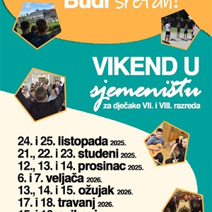 Novi ciklus "Vikenda u sjemeništu"